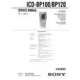 SONY ICDBP100 Service Manual cover photo