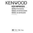 KENWOOD KDV-MP6032U Owner's Manual cover photo