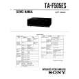 SONY TA-F505ES Service Manual cover photo