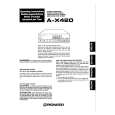 PIONEER A-X420 Owner's Manual cover photo