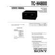 SONY TC-H4800 Service Manual cover photo