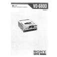 SONY VO6800 Service Manual cover photo