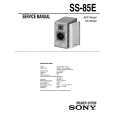SONY SS-85E Service Manual cover photo