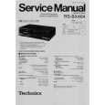TECHNICS RS-BX404 Service Manual cover photo