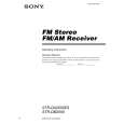 SONY STRDA2000ES Owner's Manual cover photo