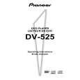 PIONEER DV-525/WV Owner's Manual cover photo