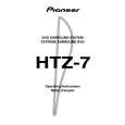 PIONEER HTZ-7 Owner's Manual cover photo