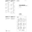 SONY XS-V1355G Owner's Manual cover photo