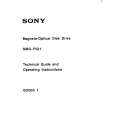 SONY SMOF521 Owner's Manual cover photo