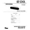 SONY ICFC242L Service Manual cover photo