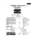 ONKYO K-W30 Service Manual cover photo