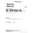 PIONEER S-SP50-K/XTW/EU5 Service Manual cover photo