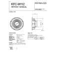KENWOOD KFCW112 Service Manual cover photo