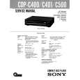 SONY CDPC400 Service Manual cover photo