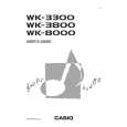 CASIO WK-3800 Owner's Manual cover photo
