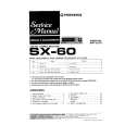 PIONEER SX-60 Service Manual cover photo