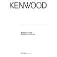 KENWOOD TCM-124 Owner's Manual cover photo