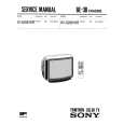SONY KVX2581KR Service Manual cover photo