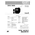 SONY EVDT1 Service Manual cover photo