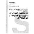 TOSHIBA 61CVH9UR Service Manual cover photo