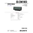 SONY SS-CNK10ED Service Manual cover photo