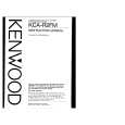 KENWOOD KCAR2FM Owner's Manual cover photo