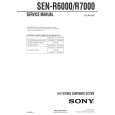 SONY SENR6000 Service Manual cover photo