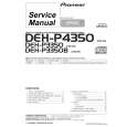 PIONEER DEH-P4350-2/XM/ES Service Manual cover photo