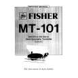 FISHER MT-101 Service Manual cover photo