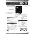 SONY HST424 Service Manual cover photo
