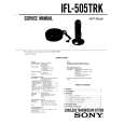 SONY IFL-505TRK Service Manual cover photo