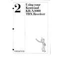 KENWOOD KRX1000 Owner's Manual cover photo