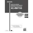 AIWA XCRW700 Owner's Manual cover photo