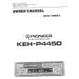 PIONEER KEHP4450 Owner's Manual cover photo