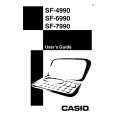 CASIO SF-6990 Owner's Manual cover photo