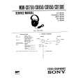 SONY MDRCD1000 Service Manual cover photo
