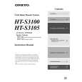 ONKYO HTP-318 Owner's Manual cover photo
