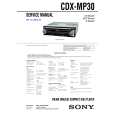 SONY CDXMP30 Service Manual cover photo
