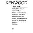 KENWOOD LZ-702IR Owner's Manual cover photo