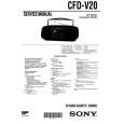 SONY CFDV20 Service Manual cover photo