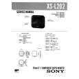 SONY XSL202 Service Manual cover photo