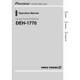 PIONEER DEH-1770/CS Owner's Manual cover photo