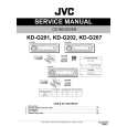 JVC KDG201 Service Manual cover photo