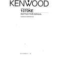KENWOOD 1070KE Owner's Manual cover photo