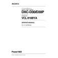 SONY VCL-916BYA VOLUME 2 Service Manual cover photo