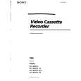 SONY SLV940HF Owner's Manual cover photo