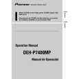 PIONEER DEH-P7400MP Owner's Manual cover photo