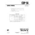 SONY CDP56 Service Manual cover photo
