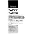 ONKYO T4970 Owner's Manual cover photo