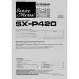 PIONEER SX-P420 Service Manual cover photo